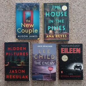 Lot Of Thriller Mystery Suspense Books 5 Bestsellers